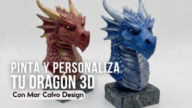 ACUMBA- Pinta y Personaliza tu Dragón 3D - mercadodemotores